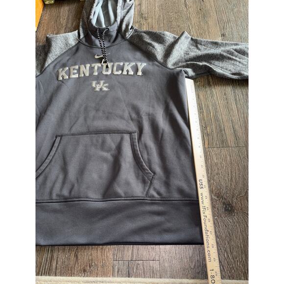 Nike thermafit XL Kentucky hoodie UK Wildcats gray *see measurements* - Picture 8 of 9